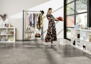 Vinylboden Gerflor Creation 55 Bloom Uni Taupe 0868