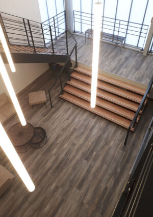 Vinylboden Gerflor Creation 55 Paint Wood Taupe 0856