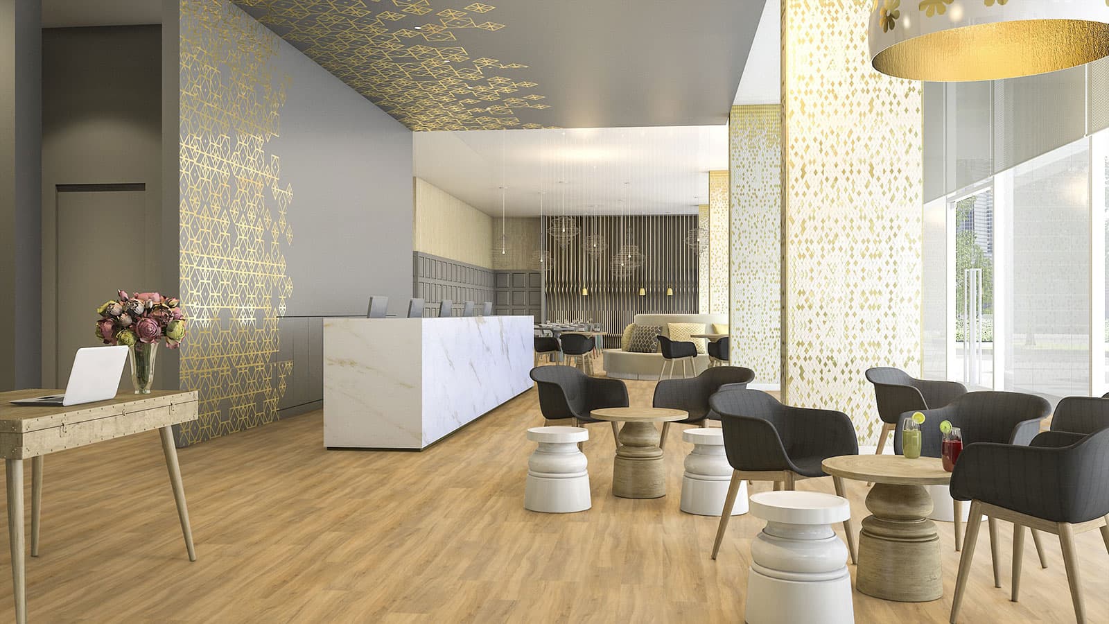 Gerflor Creation 55 – Designboden zum Kleben – 0870 Quartet Honey