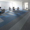 Teppichfliesen Burmatex Go To 21903 Medium Grey Stripe
