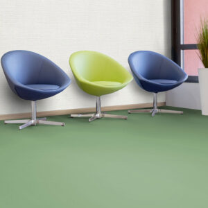 Akustik Bodenbelag Gerflor Taralay Impression Acoustic 1080 Uni Matt Green