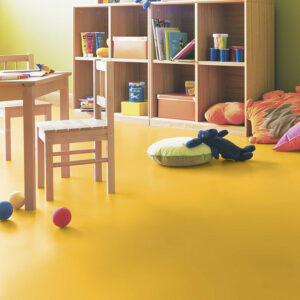 Akustik Bodenbelag Gerflor Taralay Impression Acoustic 1087 Uni Matt Yellow