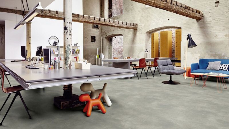 Tarkett PVC-Boden Meteor 70 Polished Concrete Dark Grey – Bild 5