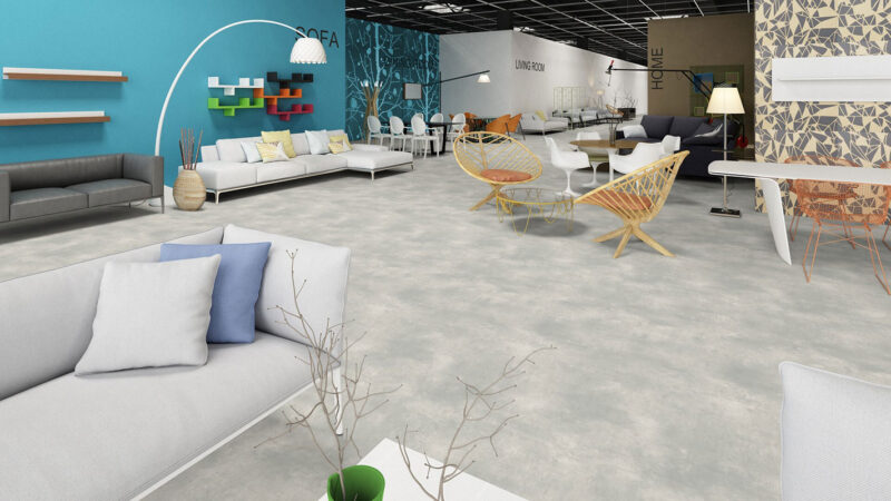 Tarkett PVC-Boden Meteor 70 Polished Concrete Medium Grey
