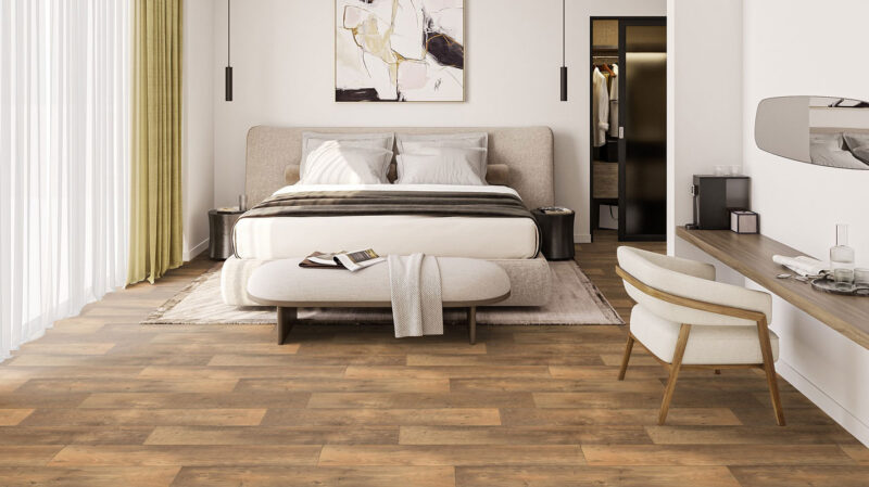 PVC-Boden Iconik 260 Tarket Flanders Beige Brown