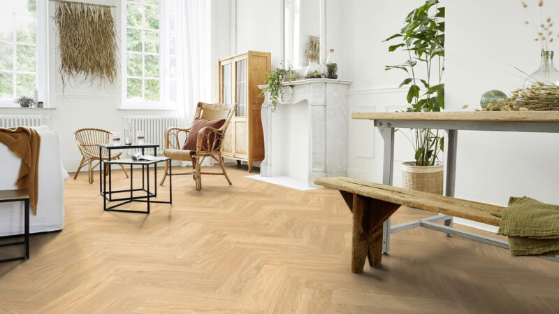 PVC-Boden Iconik 260 Tarkett Skane Herringbone Blonde