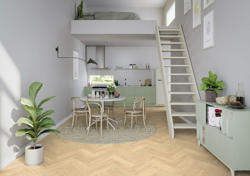 PVC-Boden Iconik 260 Tarkett Skane Herringbone Natural