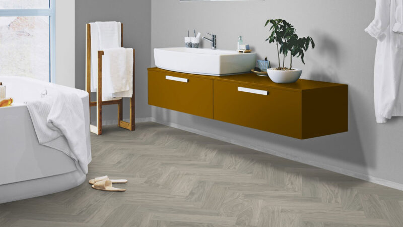 PVC-Boden Iconik 260 Tarkett Skane Herringbone Stone