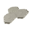 Platingraue Bodenplatten aus Kunststoff