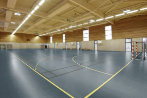 Indoor Sportböden Tarkett Omnisport Active+ Concrete Deep Blue