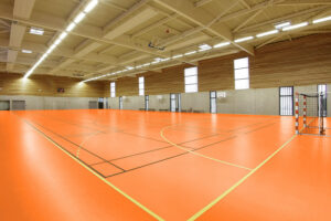 Indoor Sportböden Tarkett Omnisport Active+ Tonic Orange