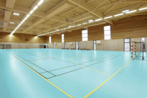 Indoor Sportböden Tarkett Omnisport Active+ Uni Lagoon