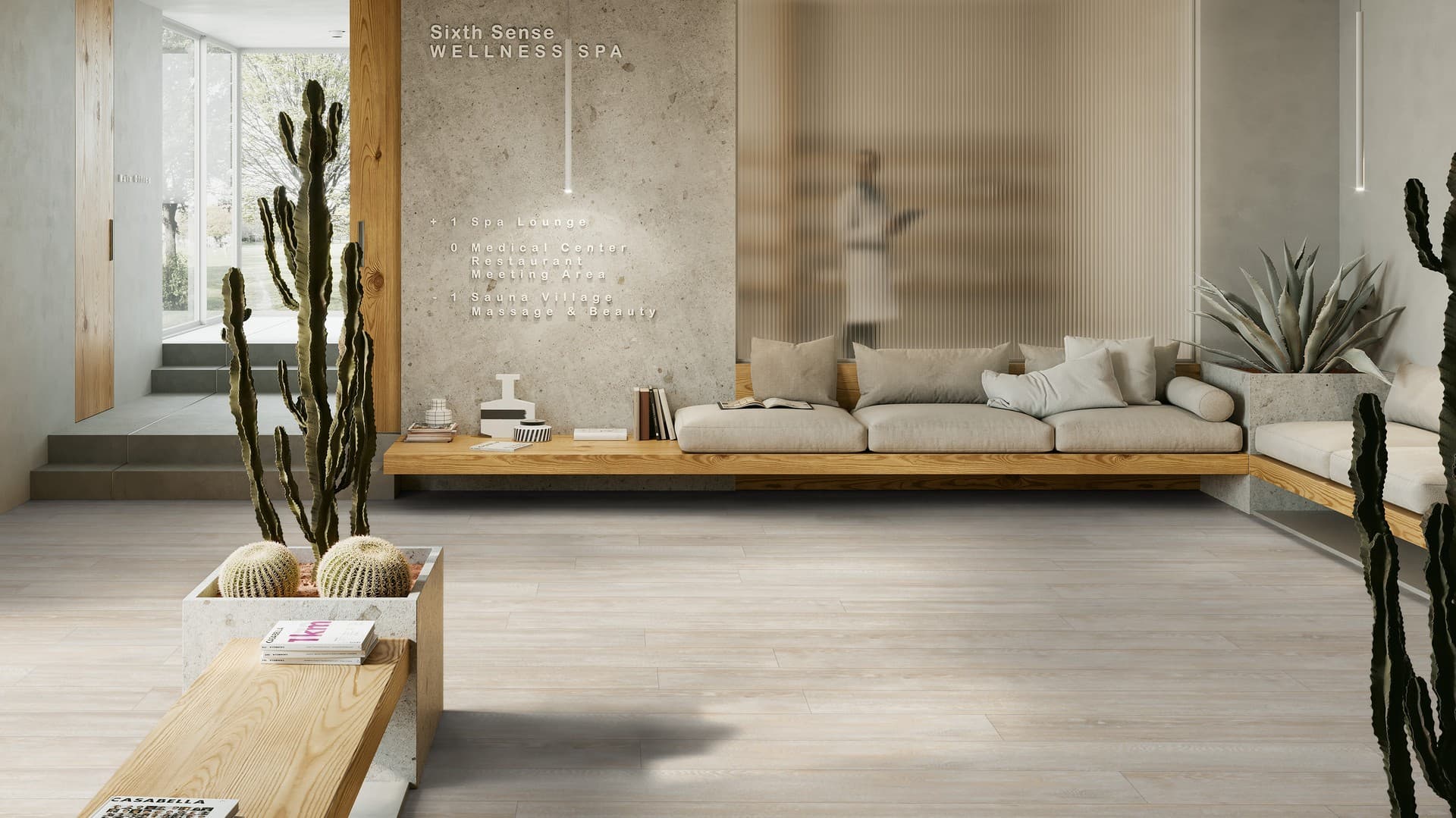 Gerflor Creation 40 - Designboden zum Kleben White Lime 0584