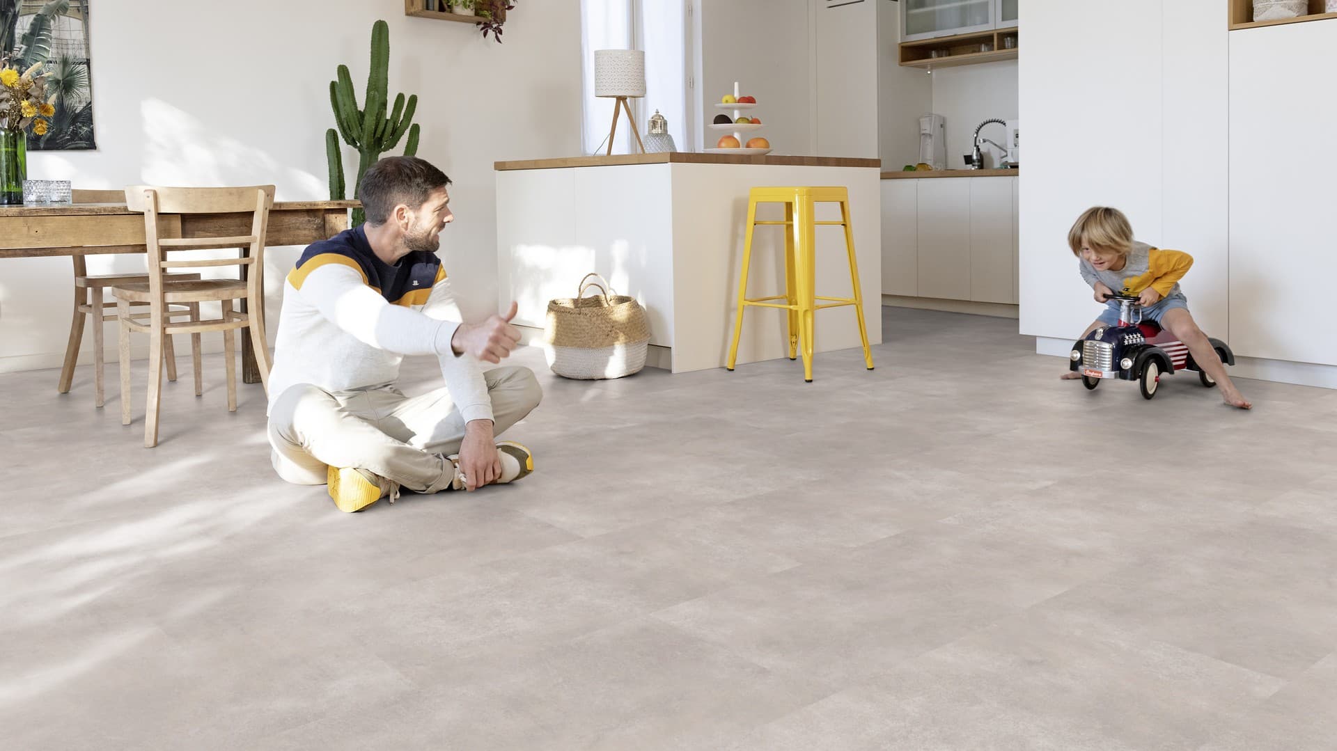 Gerflor Creation 40 – Designboden zum Kleben Bloom Uni Clear 1599
