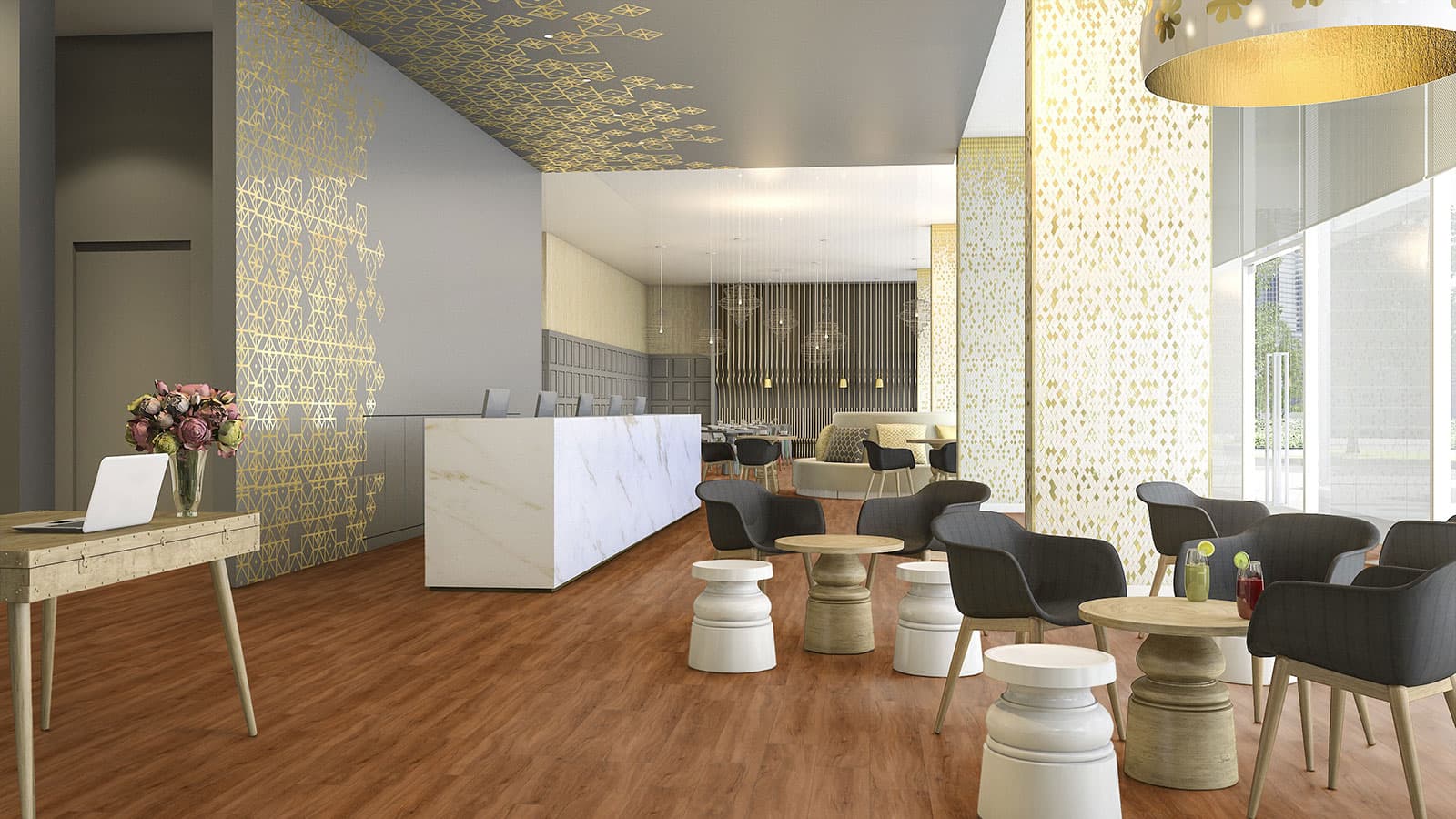 Gerflor Creation 55 – Designboden zum Kleben – 1597 Quartet Dark Brown