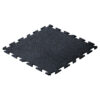 Gummi-Sportboden Puzzlematte mit blauem EPDM