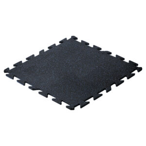 Gummi-Sportboden Puzzlematte mit blauem EPDM