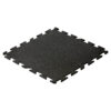 Gummi-Sportboden Puzzlematte mit gelbem EPDM für Fitness & Crossfit
